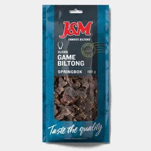 Game Biltong Springbok Sliced 150g