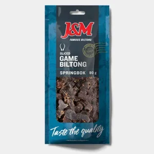 Game Biltong Springbok Sliced 80g
