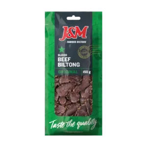 Beef Biltong Original Sliced 150g