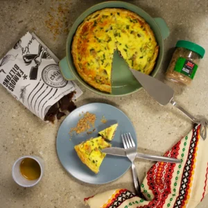 Savoury Quiche with J&M Famous Biltong