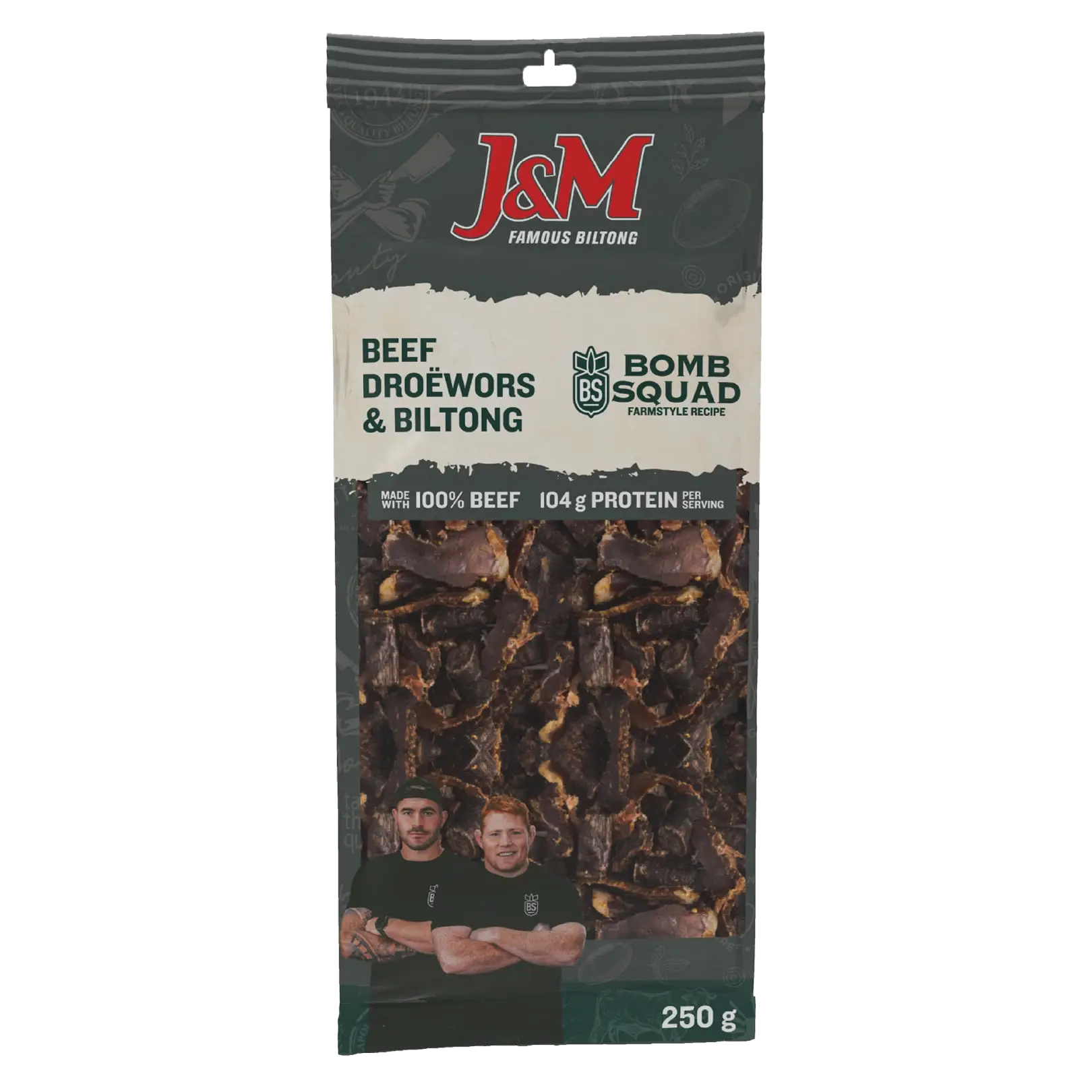 Bomb Squad Beef Droëwors and Biltong Mixed Pack - 250g
